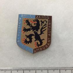 FRANCE ABC ARME BLINDÉE CAVALERIE - insigne  2° Régiment  de Hussards Éd. Atlas