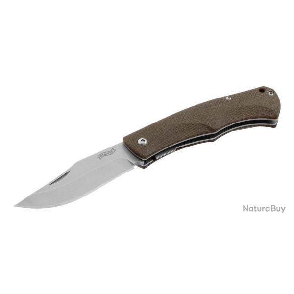 WALTHER - Couteau Pliant CTK 2 Stone Washed Brown