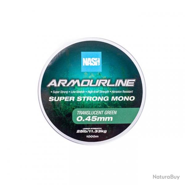Fil Carpe NASH Armourline Super Strong Mono Green 15lb/0.35mm 1000m