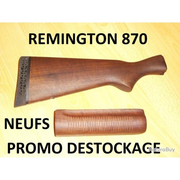 crosse NEUVE + devant fusil REMINGTON 870 (bois modle POLICE) - VENDU PAR JEPERCUTE (b12123)