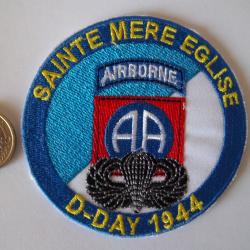 écusson 82 ème airborne Sainte-Mère-Église D-Day 1944