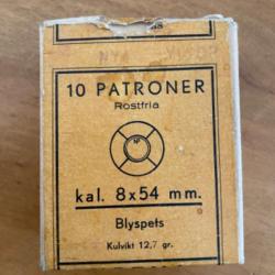 Boîte vide de 10 patroner kal 8x54 par Norma