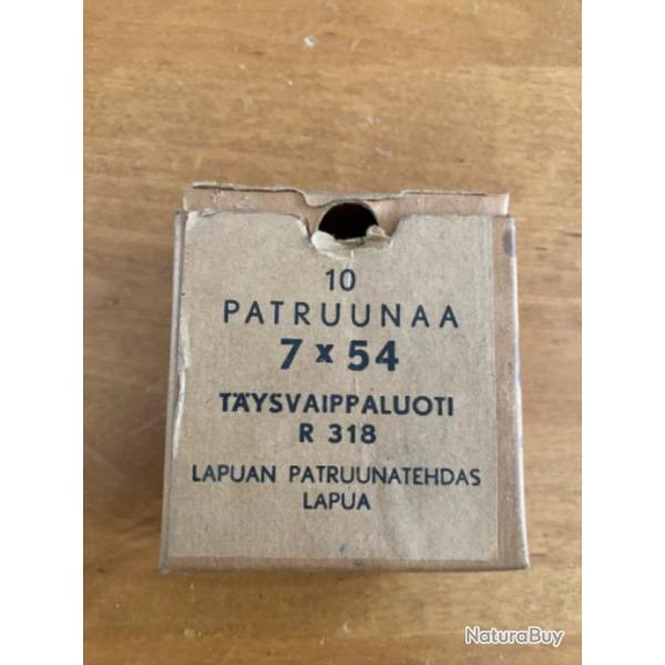 Bote vide LAPUA pour 10 cartouches 7x54 10 patruunaa 7x54 lapuan