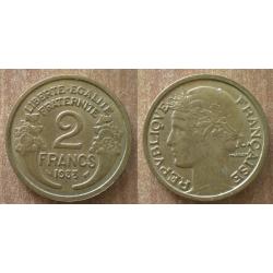 France 2 Francs 1938 Piece Morlon Piece Frcs Frs Frc