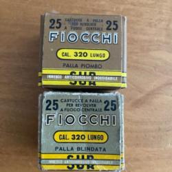 2 Boîtes vides Fiocchi pour 25 cartouches calibre 320 long