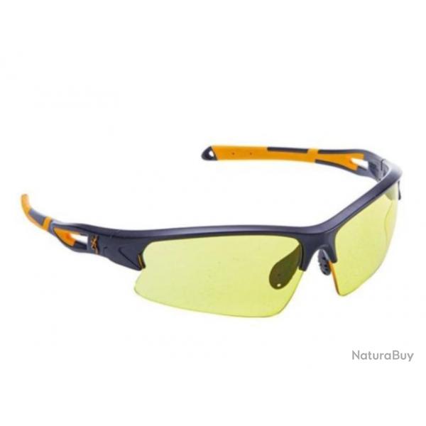 Lunette de protection Browning Shooting glasses On point - Jaune - Ball trap