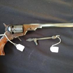 Peu courant revolver colt paterson 1836 replique pietta cal 36 avec son outil multifonction