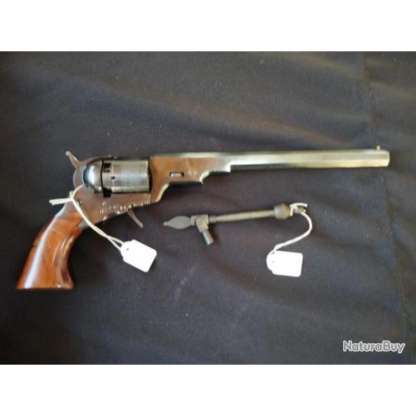 Peu courant revolver colt paterson 1836 replique pietta cal 36 avec son outil multifonction