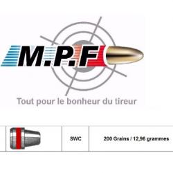 Ogives MPF plomb graissée. 45 SWC 200 Gr 451" par 250 Projectiles. en port gratuit