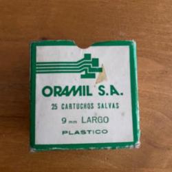 Boîte vide pour 25 cartouches 9mm largo a blanc par oramil sa