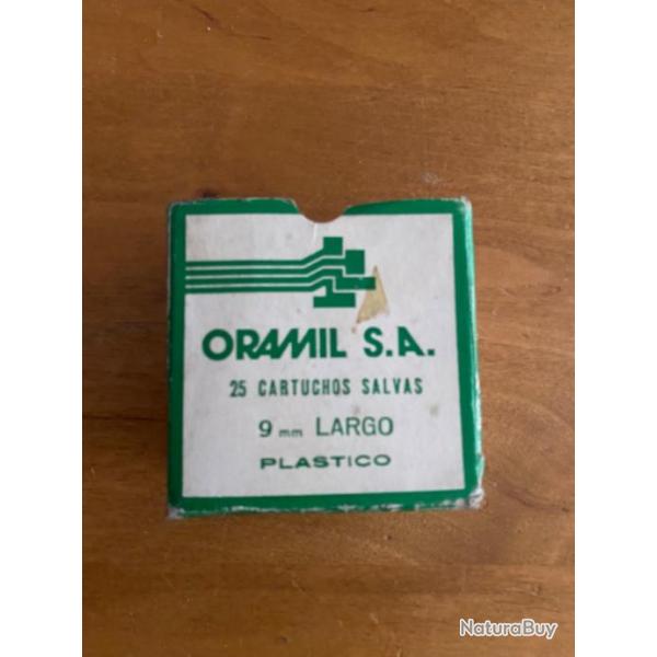 Bote vide pour 25 cartouches 9mm largo a blanc par oramil sa