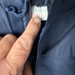 Kway foure neuf bleu XXL avec capuche