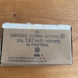 Boîte vide armée italienne pour 20 cartouches nato balle plastique