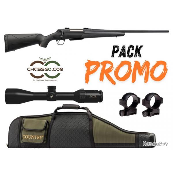 Pack Promo : Winchester XPR composite Threaded + lunette GPO Spectra 2-12x50 + fourreau country 30-0