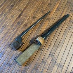 RARE BAÏONETTE CLOU N4 MKll FABRICATION U.S PAR SAVAGE ARMS WW2 COMPLÈTE TRÈS BON ÉTAT