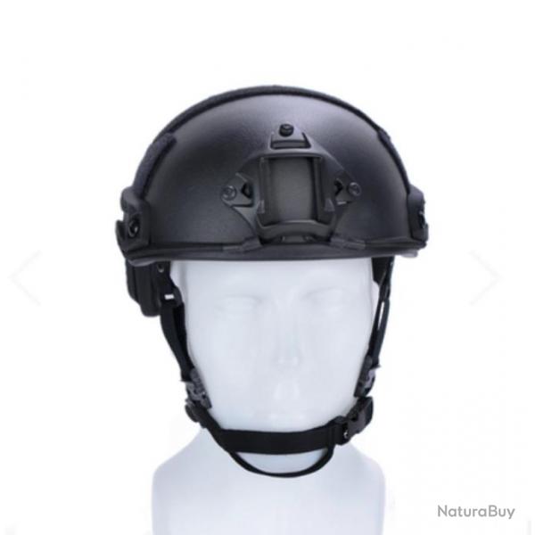 Casque FAST PE NIJ3A noir taille 54/59