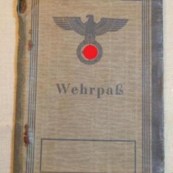 WEHRPASS allemand de 1937/1945 RICHARD BAUR WWII