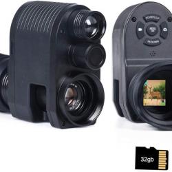 Caméra monoculaire numérique à Vision Nocturne Lunette de Chasse à Vision Nocturne SD 32 Go