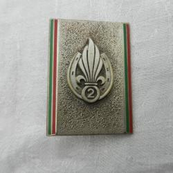 insigne militaire Légion 2° régiment étranger d'infanterie