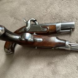 Paire de pistolets de gendarme Modèle 1822 T.