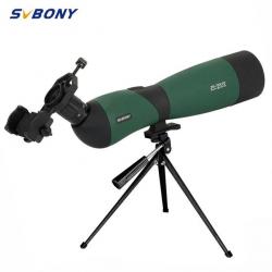 SVBONY - Longue-vue monoculaire SV403 avec trépied de table, zoom 25-75x70mm, optique multicouche