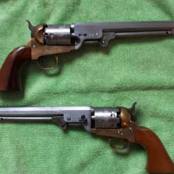Lot de 2 Revolvers 1851 Navy avec 1 hoolster cuir