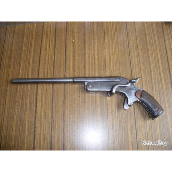 Rare Pistolet de TIR DE SALON - calibre bosquettes