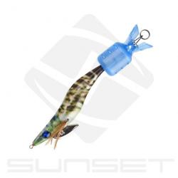 DP-24 ! Clips plastique turluttes Sunset Sunsquid Hook Protecteur - P - Bleu / Orange / Jaune / Uniq