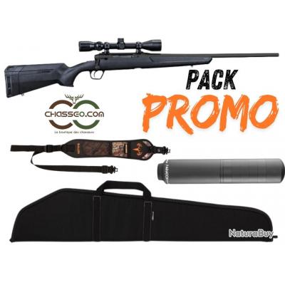 Pack Promo : Savage Axis XP + lunette 3-9x40 + modérateur son Nielsen ...