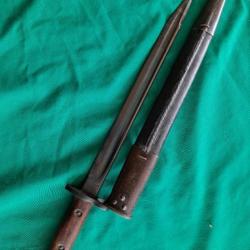 BAÏONNETTE ENFIELD MK1 MK2 MK3  COURTE ANGLAISE INDIENNE WW1  WW2  1903 1907 1913 1942  FUSIL P14