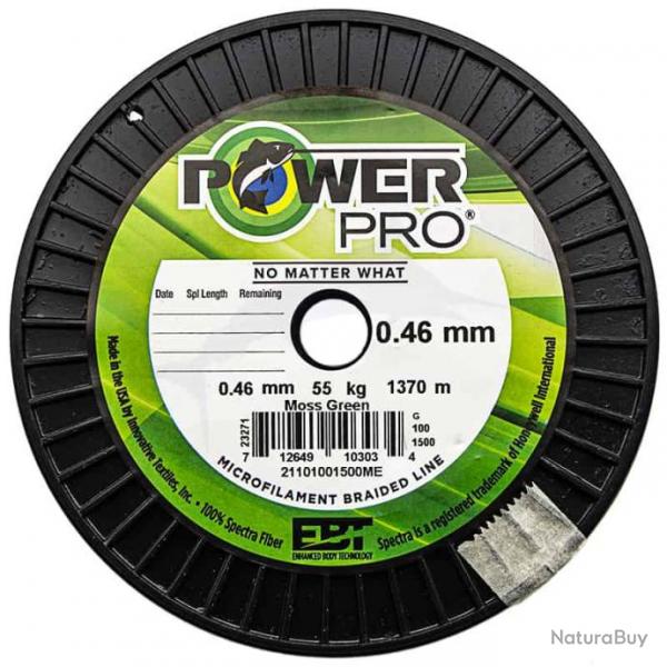 Power Pro Spectra 1370 m Vert 121lb