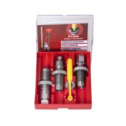 Jeu d'outils acier Lee Precision avec support douille - 3 pièces - 44 SPL