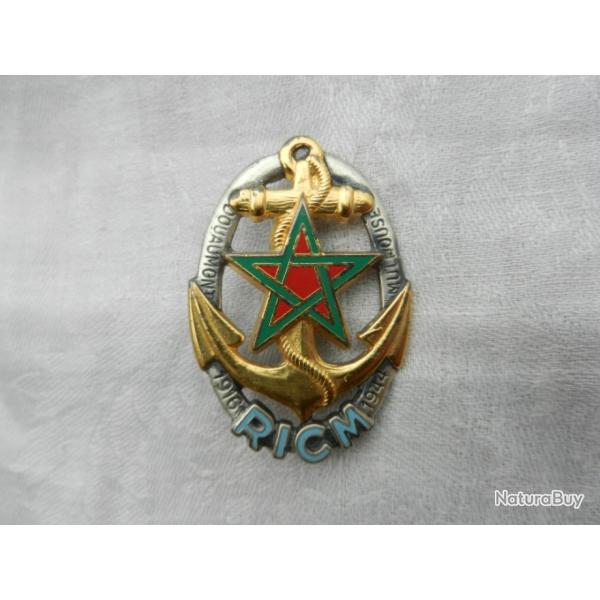 insigne militaire rgiment d'infanterie de chars de marine