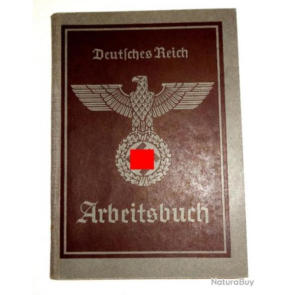 ARBEITSBUCH ALLEMAND de la SECONDE GUERRE.  /8375