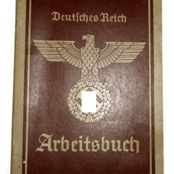 ARBEITSBUCH ALLEMAND de la SECONDE GUERRE.  /8434