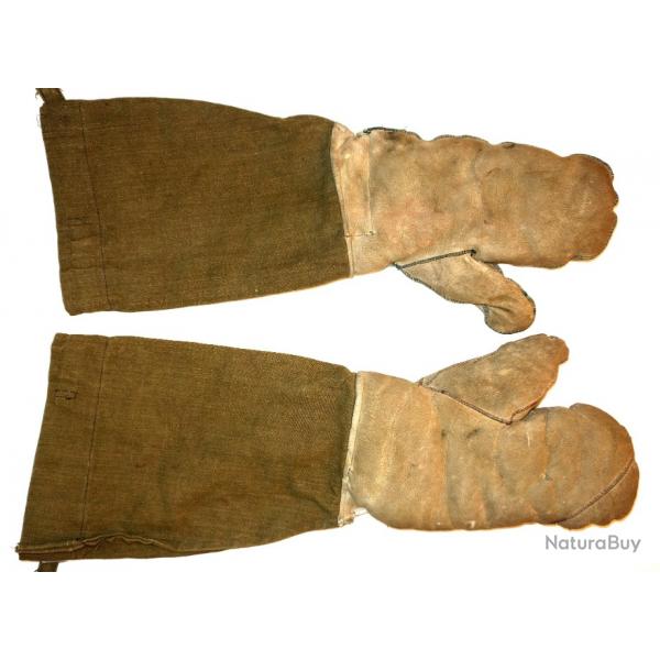 GANTS ALLEMANDS de l'ARTILLERIE de la SECONDE GUERRE.  /8427