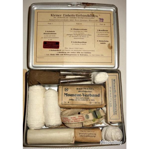 TROUSSE DE SECOURS ALLEMANDE de la SECONDE GUERRE.  /8404