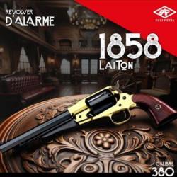 REVOLVER D'ALARME REPLIQUE 1858 NAVY LAITON CAL380 PIETTA