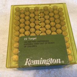 Boîte neuve de 100 remington 22 targette