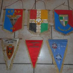 lot de 6 fanions de régiment