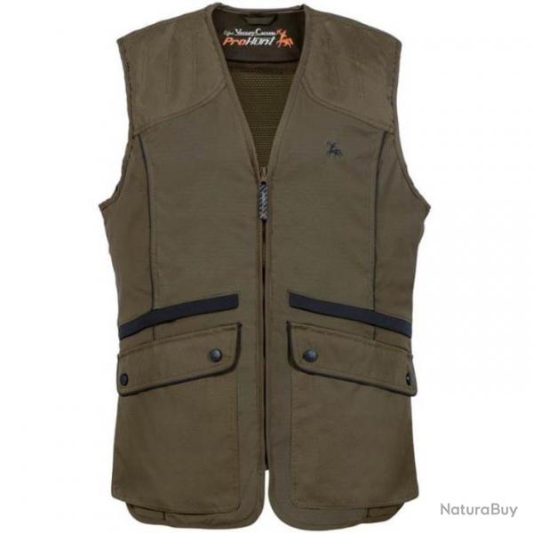 GILET CHASSE HOMME LIGNE VERNEY-CARRON GROUSE - KAKI