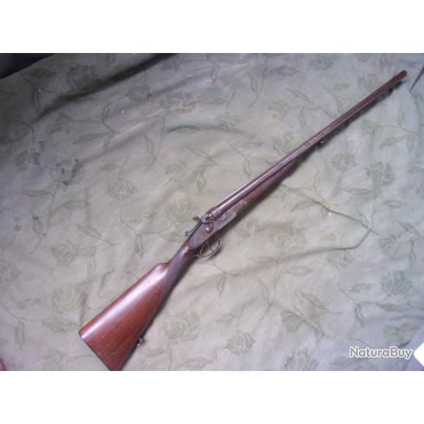 Fusil Ligeois caliibre 12  platine et chiens extrieurs