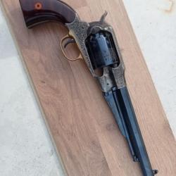 Revolver Uberti New Army 44 bluecharcoal/jaspé, gravé