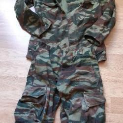 COLLECTOR VINTAGE RARE ENSEMBLE TREILLIS PARACHUTISTE ARMEE FRANCAISE ANNEE 1975 1985 LEOPARD PARA