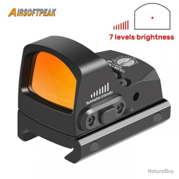 AirsoftPeak Viseur Point Rouge 1x 3-4 MOA HD 1079 - LIVRAISON GRATUITE !!!