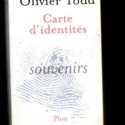carte d'identités souvenirs d'olivier todd