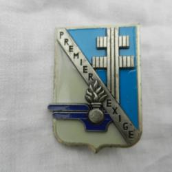 insigne militaire 1° régiment du matériel