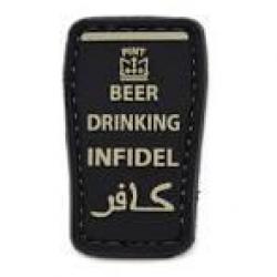 PATCH PVC INFIDEL BEER DRINKING