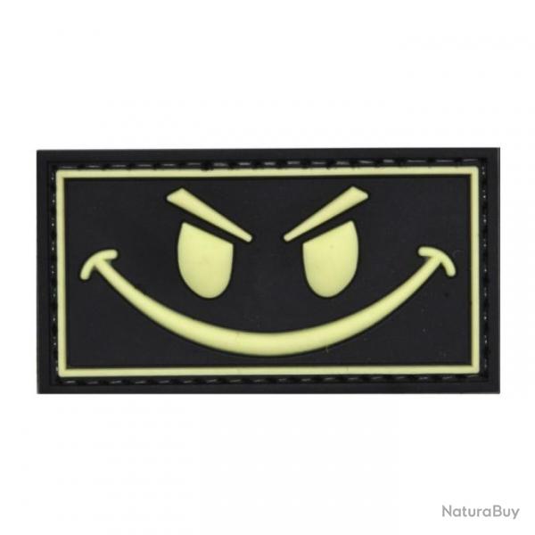 PATCH PVC Big Evil Smiley Noir