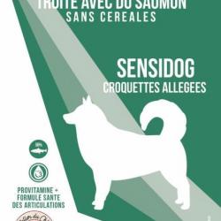 CROQUETTES SENSIDOG 2 Kg ALLEGEES TRUITE et SAUMON (sans céréales/Grain free)